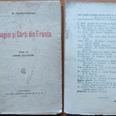 B. Fundoianu , Imagini si carti din Franta , 1922 , editia 1 ilustrata