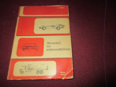 GH FRATILA - NOUTATI IN AUTOMOBILISM 1968 foto