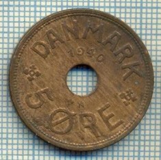 6571 MONEDA - DANEMARCA (DANMARK) - 5 ORE - ANUL 1940 -starea care se vede