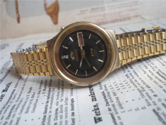 Ceas Orient automatic, anii 70, calibru Orient 46941, functional foto