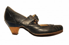 Pantofi Janet D., piele naturala, marime 36 calapod mediu foto