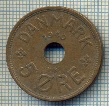 6555 MONEDA - DANEMARCA (DANMARK) - 5 ORE - ANUL 1940 -starea care se vede foto