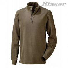 Hanorac Fleece maro Troyer basic Blaser (Culoare: Maro, Marime: 3XL) foto