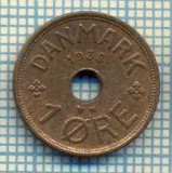 6578 MONEDA - DANEMARCA (DANMARK) - 1 ORE - ANUL 1938 -starea care se vede, Europa