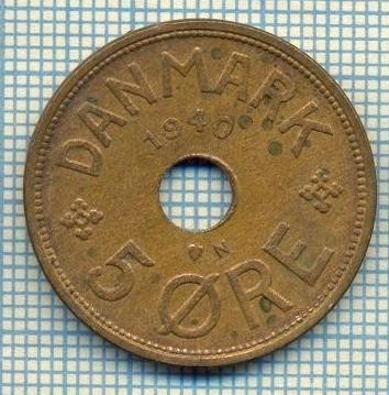 6564 MONEDA - DANEMARCA (DANMARK) - 5 ORE - ANUL 1940 -starea care se vede foto