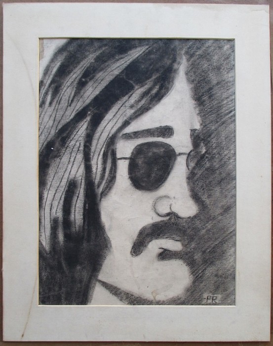 John Lennon - semnat monogramic P.R.