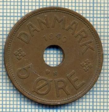 6553 MONEDA - DANEMARCA (DANMARK) - 5 ORE - ANUL 1940 -starea care se vede foto