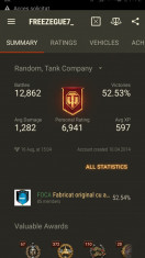 Cont world of tanks foto