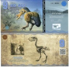 EPOCA DE GHEATA(ICE AGE)- 9 ICE DOLLARS 2015- UNC!! foto