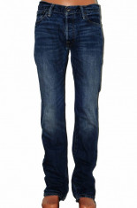 Jeans Abercrombie&amp;amp;Fitch Low Rise Slim Straight, marime 30 foto