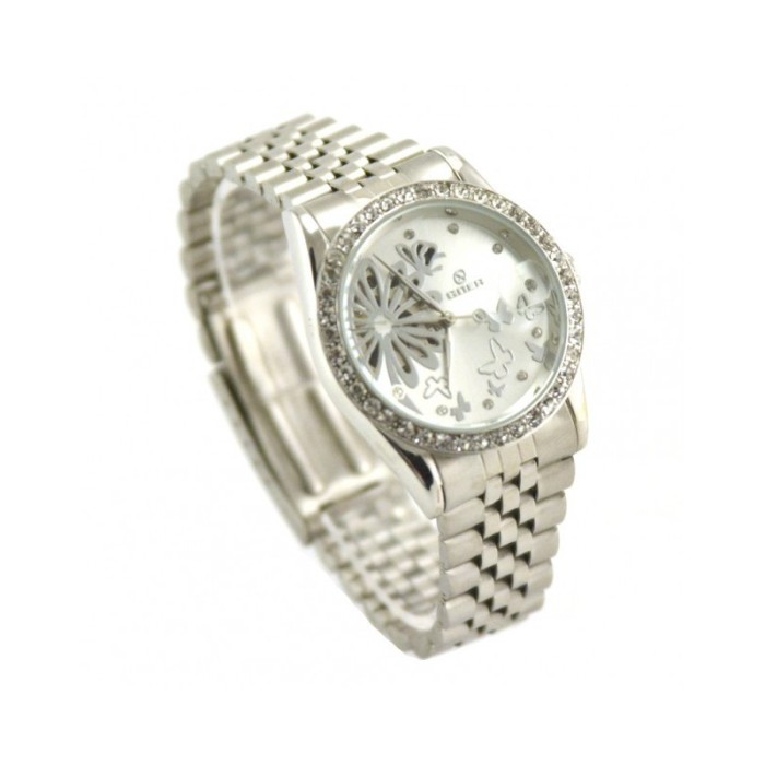 Ceas dama Automatic GOER Butterfly SILVER Edition CEL MAI MIC PRET Grantat foto mare Ceas dama Automatic GOER Butterfly SILVER Edition CEL MAI MIC PRET Grantat foto mare