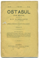 Revista Militara Ostasul 1 Mai 1882 Ziar Militar Carol I foto
