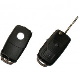 Carcasa cheie briceag Vw, Audi, Seat, Skoda 2 butoane si emblema