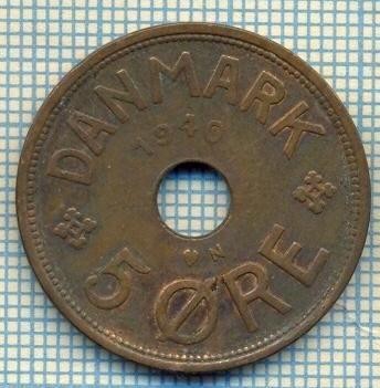 6570 MONEDA - DANEMARCA (DANMARK) - 5 ORE - ANUL 1940 -starea care se vede foto