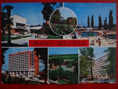 SEPT15-Vedere/Carte postala-Oradea-Baile Felix-circulata foto