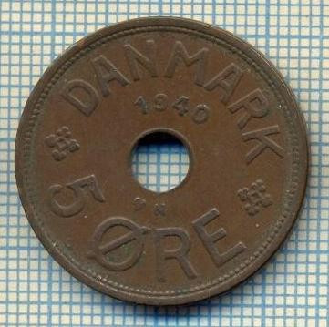6556 MONEDA - DANEMARCA (DANMARK) - 5 ORE - ANUL 1940 -starea care se vede foto