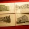 Set 9 Ilustrate Grecia- Ruine Antice , circ. la Targoviste 1901 -marca fixa