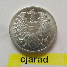Moneda 2 GROSCHEN - Austria, anul 1952 *cod 153 --- UNC aluminiu foto