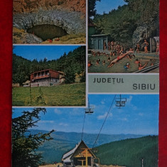 SEPT15-Vedere/Carte postala-Judetul Sibiu-circulata