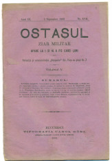 Revista Militara Ostasul 1 Septembrie 1882 Ziar Militar Carol I foto
