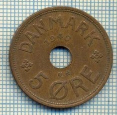 6565 MONEDA - DANEMARCA (DANMARK) - 5 ORE - ANUL 1940 -starea care se vede