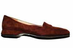 Pantofi maro Caparrini, integral piele, marime 36, calapod lat foto