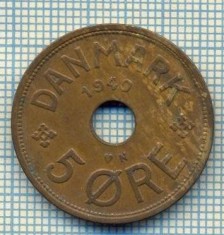 6563 MONEDA - DANEMARCA (DANMARK) - 5 ORE - ANUL 1940 -starea care se vede