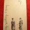 Ilustrata cu 2 Femei Japoneze- costum traditional ,circulat 1907 cu Spic de Grau