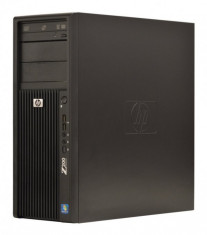 Workstation HP Z200 Tower, Intel Quad Core Xeon X3460, 2.8 GHz, 4 GB DDR3 ECC, 160 GB HDD SATA, DVDRW, ATI Radeon X600 foto