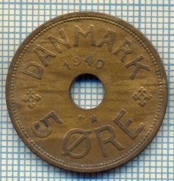 6557 MONEDA - DANEMARCA (DANMARK) - 5 ORE - ANUL 1940 -starea care se vede foto
