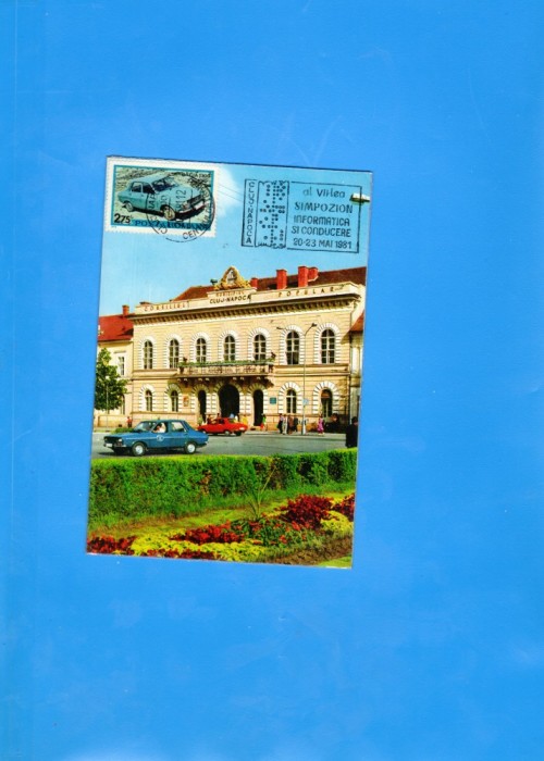 MAXIMA ROMANIA DACIE SIMPOZION INFORMATIC SI CONDUCERE 1981 CLUJ-N