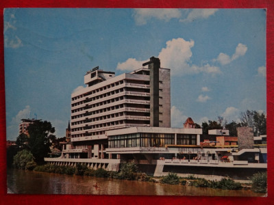 SEPT15-Vedere/Carte postala-Oradea-Hotel Dacia-Circulata foto