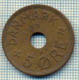 6562 MONEDA - DANEMARCA (DANMARK) - 5 ORE - ANUL 1940 -starea care se vede, Europa