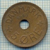 6551 MONEDA - DANEMARCA (DANMARK) - 5 ORE - ANUL 1940 -starea care se vede, Europa