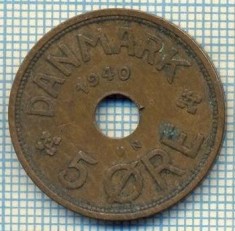 6568 MONEDA - DANEMARCA (DANMARK) - 5 ORE - ANUL 1940 -starea care se vede