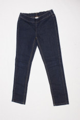 Pantaloni denim, HERE and THERE marime 134 foto