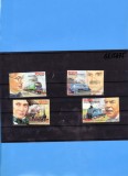 SERIE TIMBRE BEQUIA TRENURI,OAMENI 1986 17E, Nestampilat