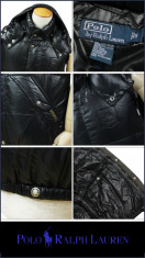 Vesta Ralph Lauren BLACK GOOSE HOODED L si XL (redusa 65%) foto