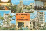 CPI (B5758) BUCURESTI. HOTEL INTERCONTINENTAL, CIRCULATA 1976, STAMPILA, Fotografie