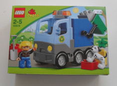 Vand Lego Duplo-10519-Garbage Truck, original, sigilat, 16 piese,2-5 ani foto