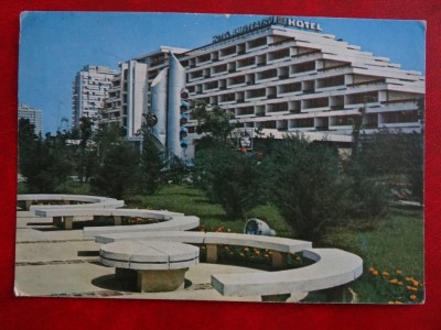 SEPT15-Vedere/Carte postala-Olimp-Hotel Amfiteatru-circulata foto