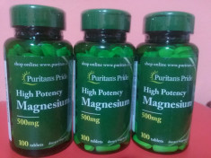 Magneziu FORTE 500 mg, 100 tablete, cel mai bun pret in Romania! foto