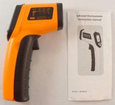 Termometru GM300 IR Infrarosu Digital Non-Contact pistol laser -50 / +380 grade foto