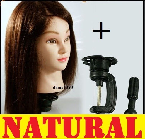 Cap Practica coafor manechin par natural 80% + Bonus foto mare Cap Practica coafor manechin par natural 80% + Bonus foto mare
