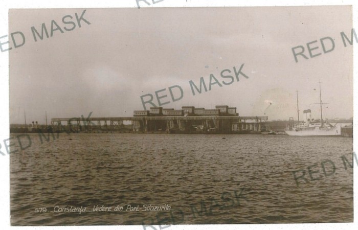 3111 - CONSTANTA, Silozurile - old postcard, real PHOTO - unused