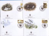 FDC WWF SET COMPLECT BERMUDA PASARI 2001