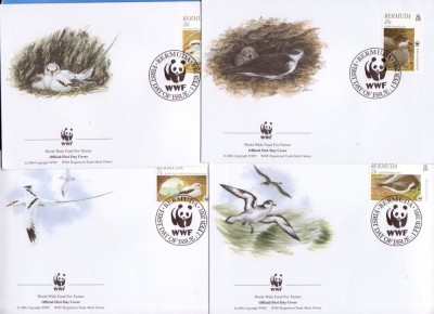 FDC WWF SET COMPLECT BERMUDA PASARI 2001 foto