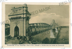 3109 - Dobrogea, CERNAVODA, railway &amp;amp; bridge - old postcard - unused foto