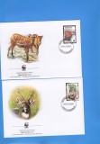 FDC WWF SET COMPLECT ANIMALE BURUNDI 2004