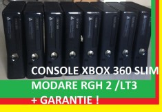 XBOX 360 SLIM-MODAT RGH 2 COMPATIBIL CU TOATE JOCURILE APARUTE !!! foto